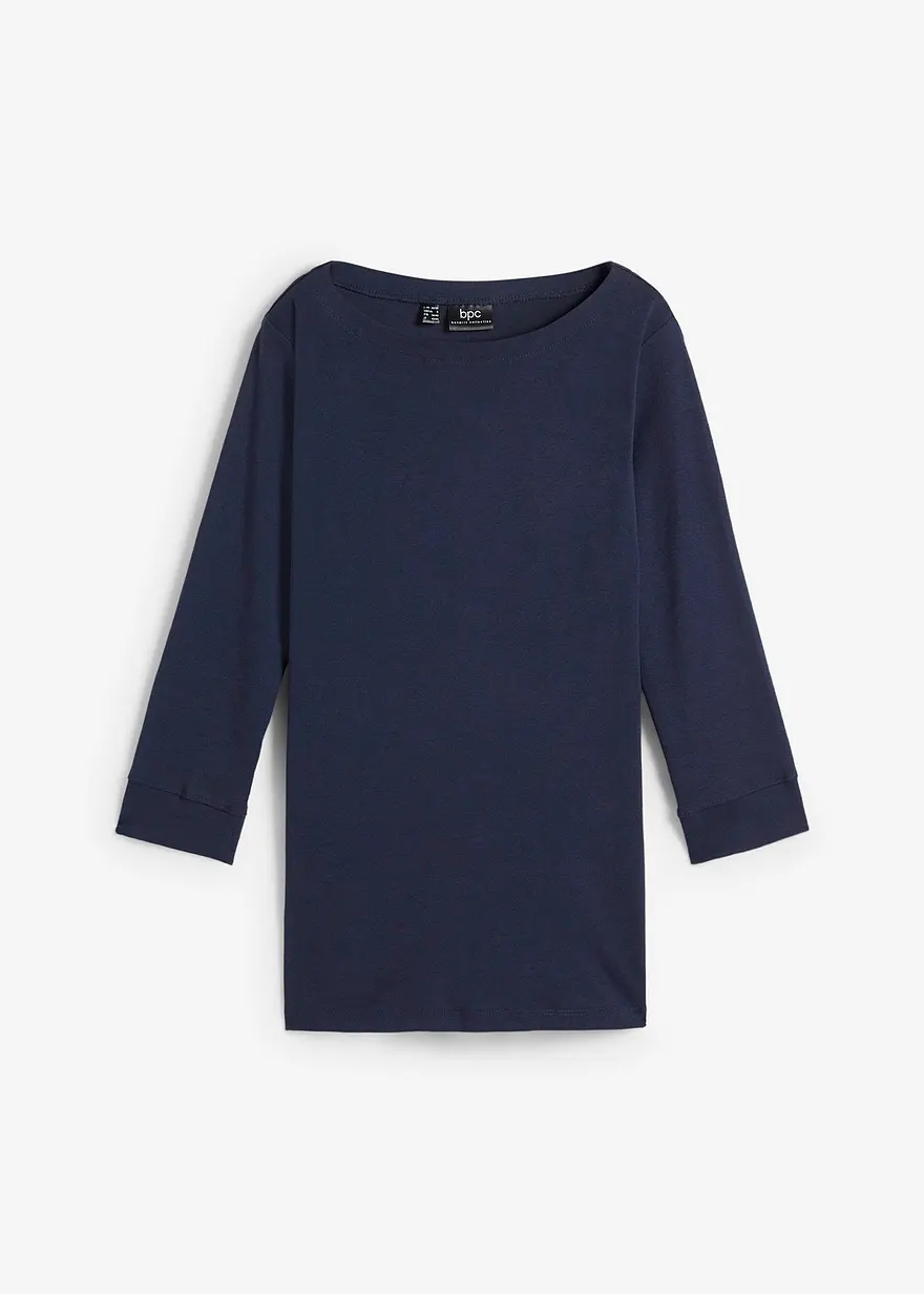 Langarmshirt aus reiner Bio-Baumwolle