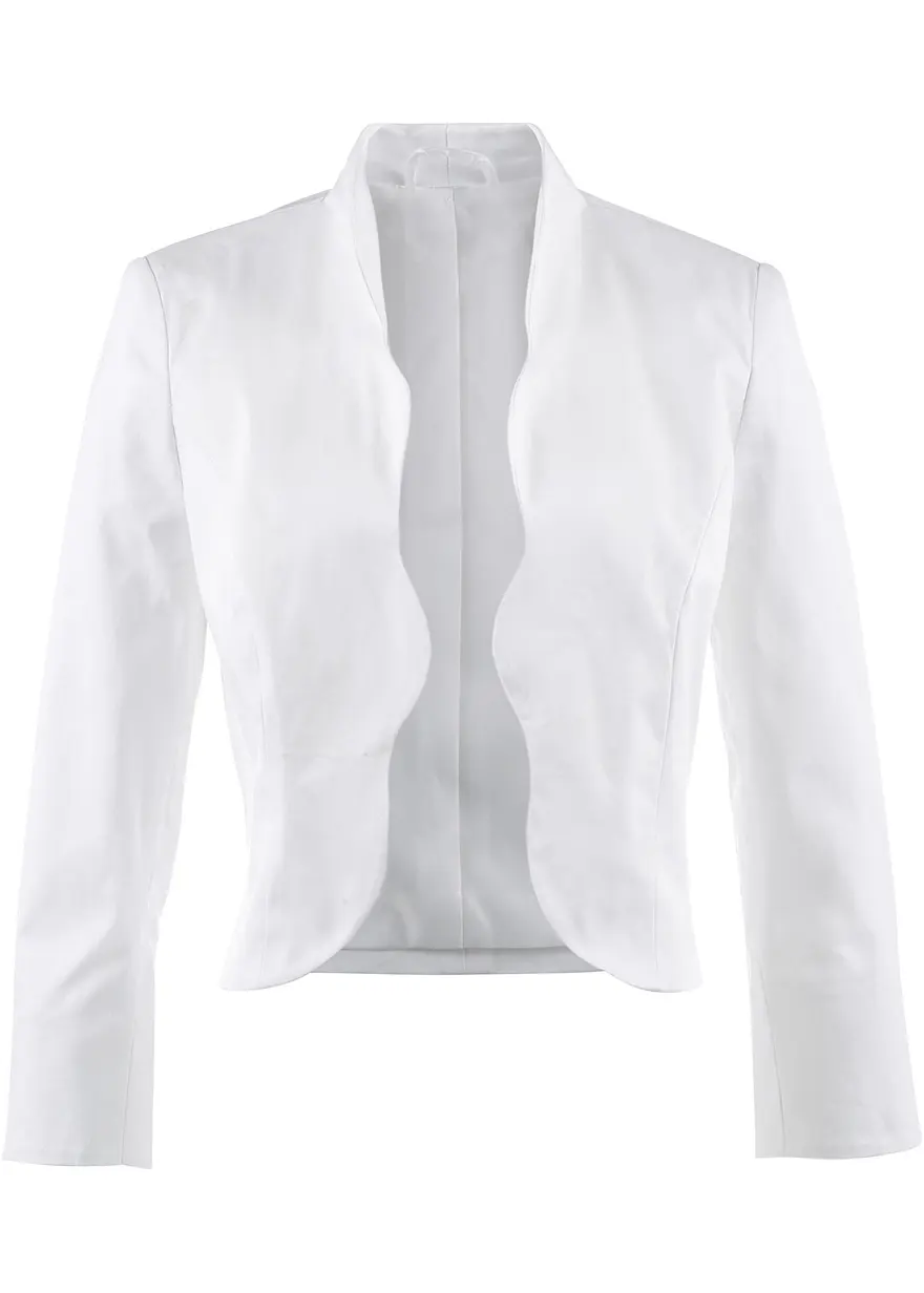Bolero mit Wellenkante