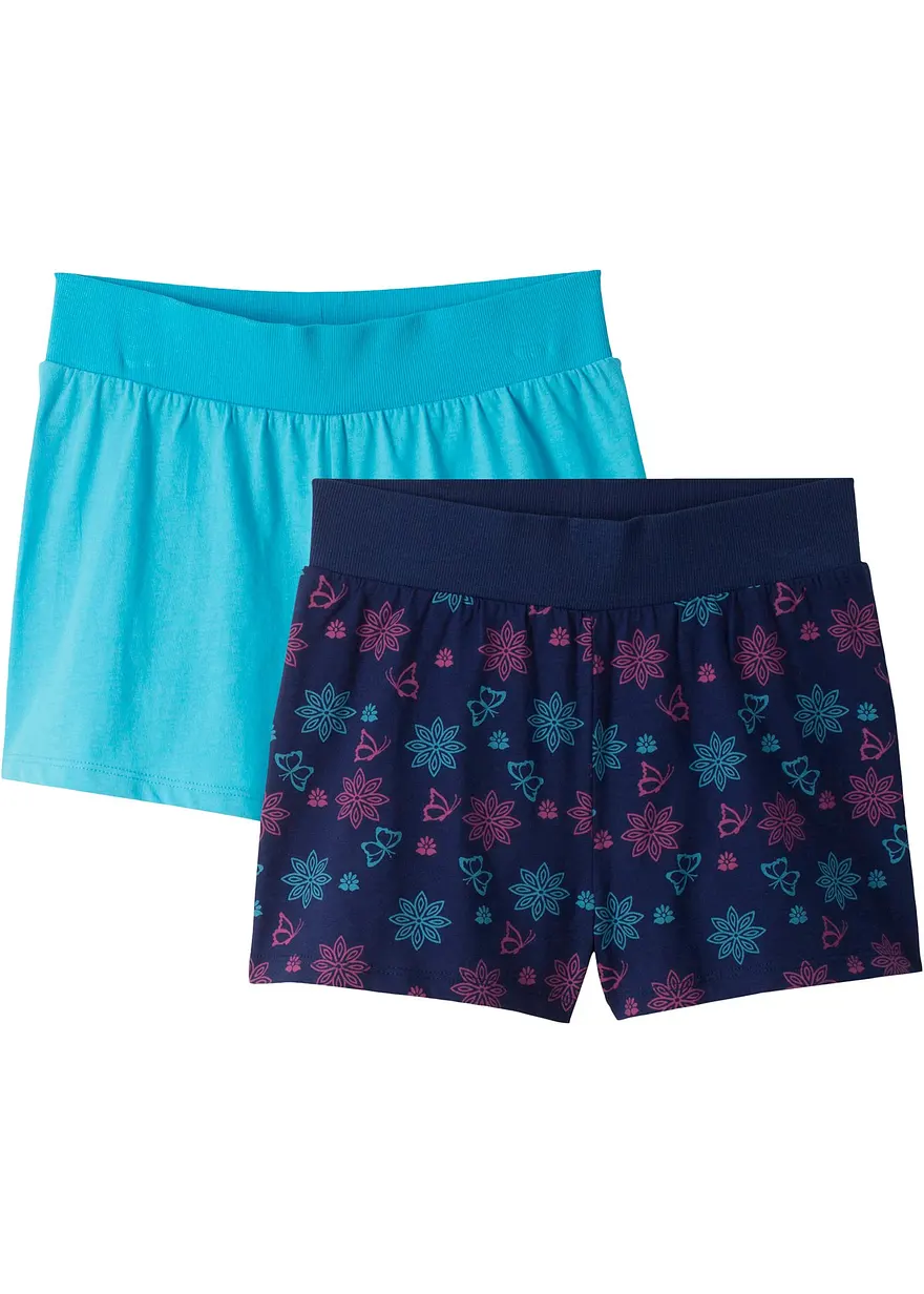 Jersey-Shorts aus reiner Bio-Baumwolle (2er Pack)