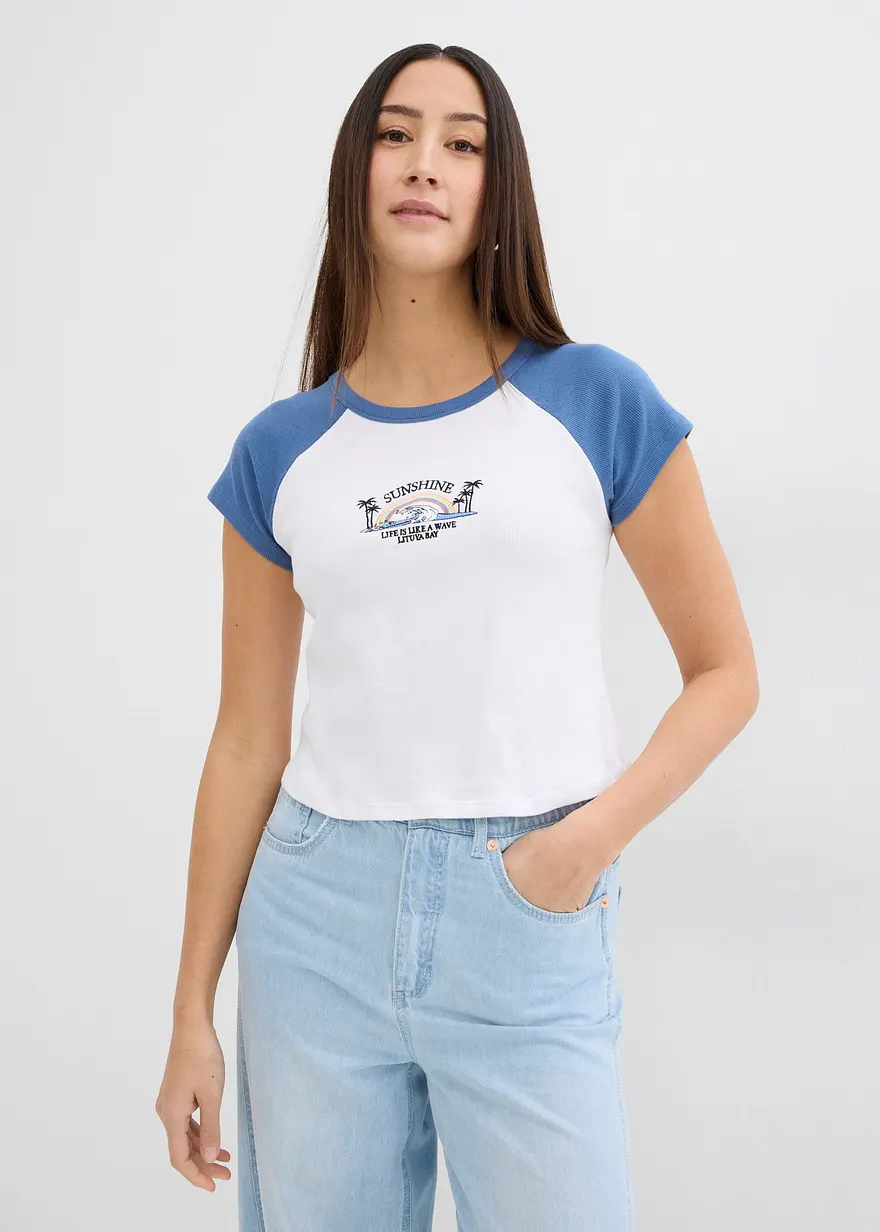 T-Shirt mit Raglanärmeln