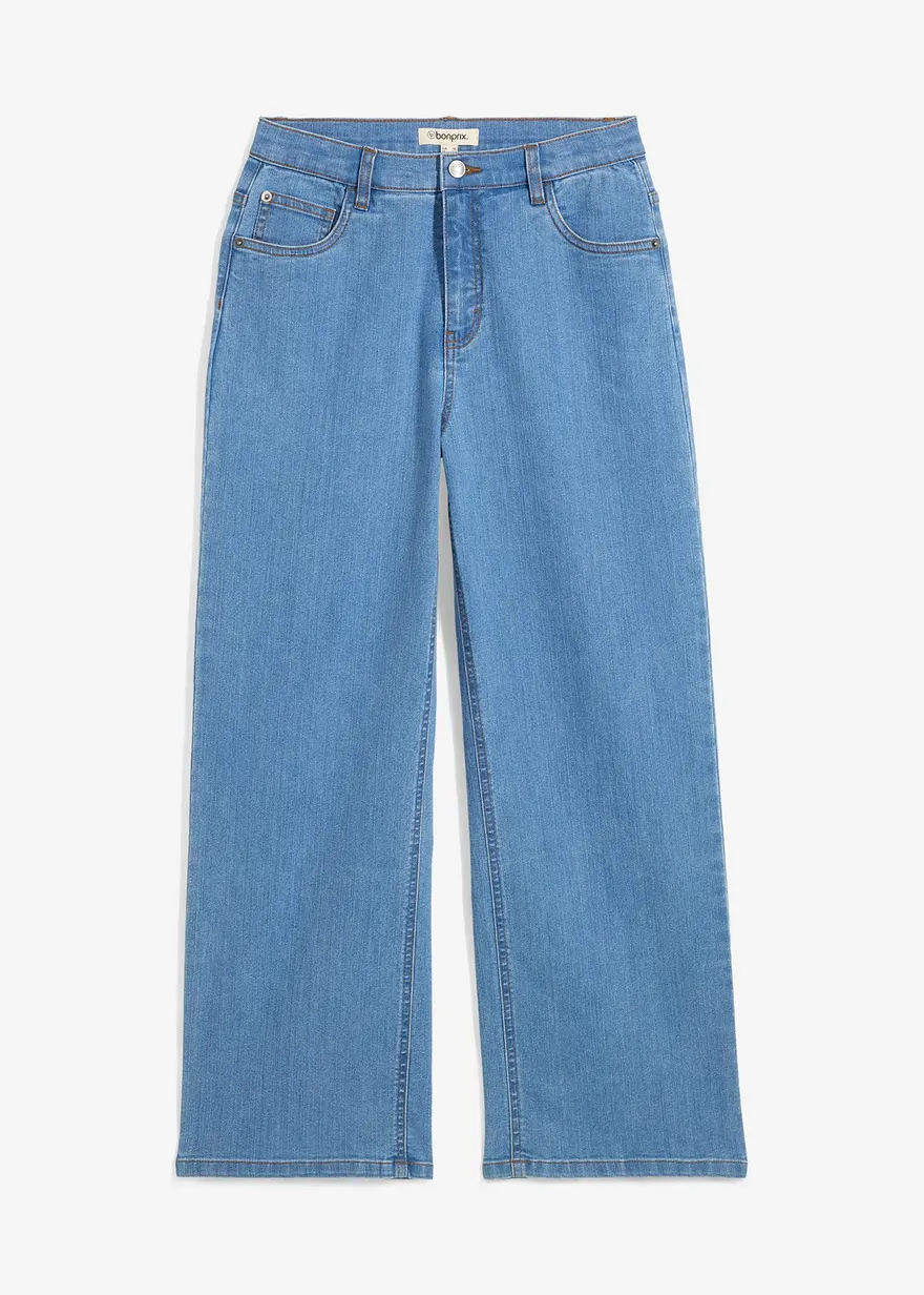 Extra Loose Fit Stretch-Jeans, Straight