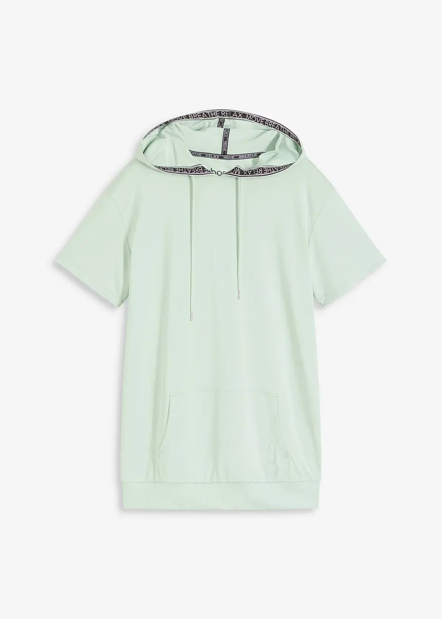 Oversized Sport-Shirt mit Kapuze, schnelltrocknend