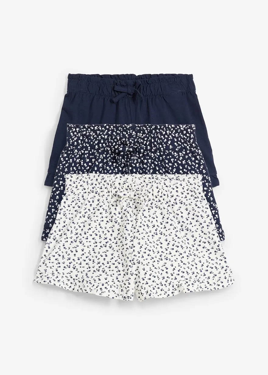 Jersey-Shorts aus reiner Bio-Baumwolle (3er Pack)