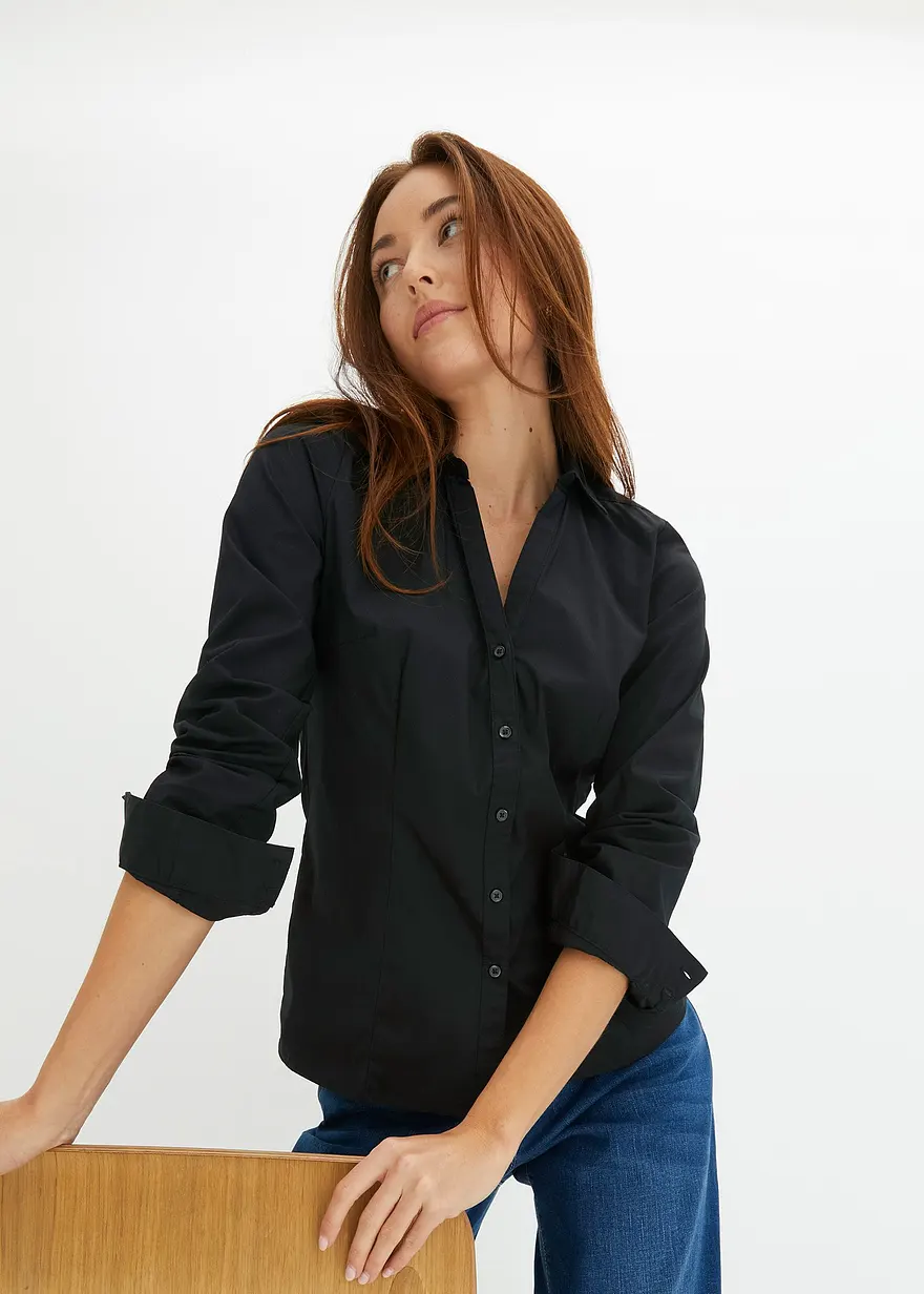 Stretch-Bluse