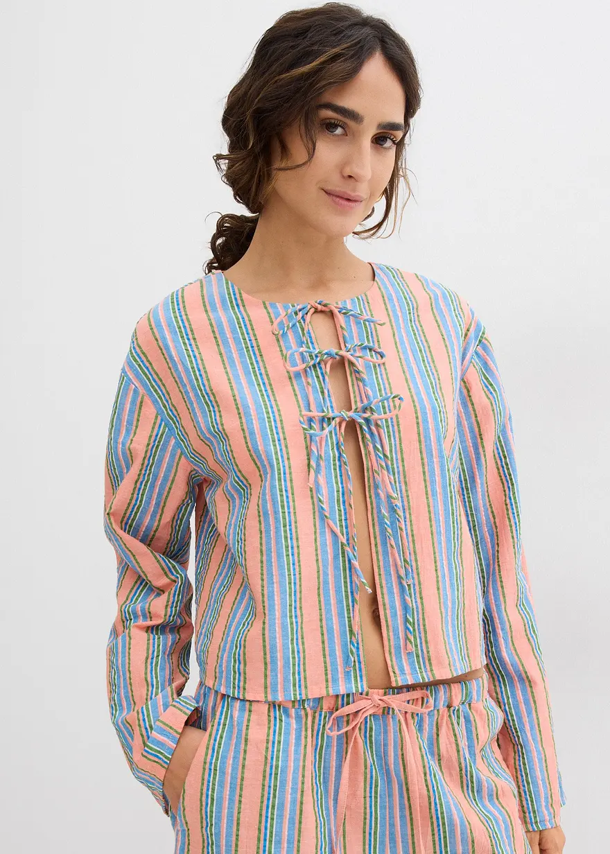 Bluse aus reiner Baumwolle