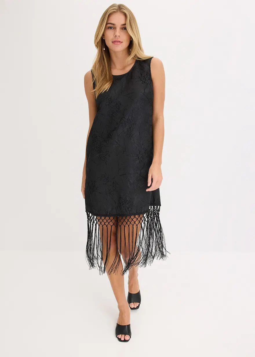 Minikleid mit Fransen