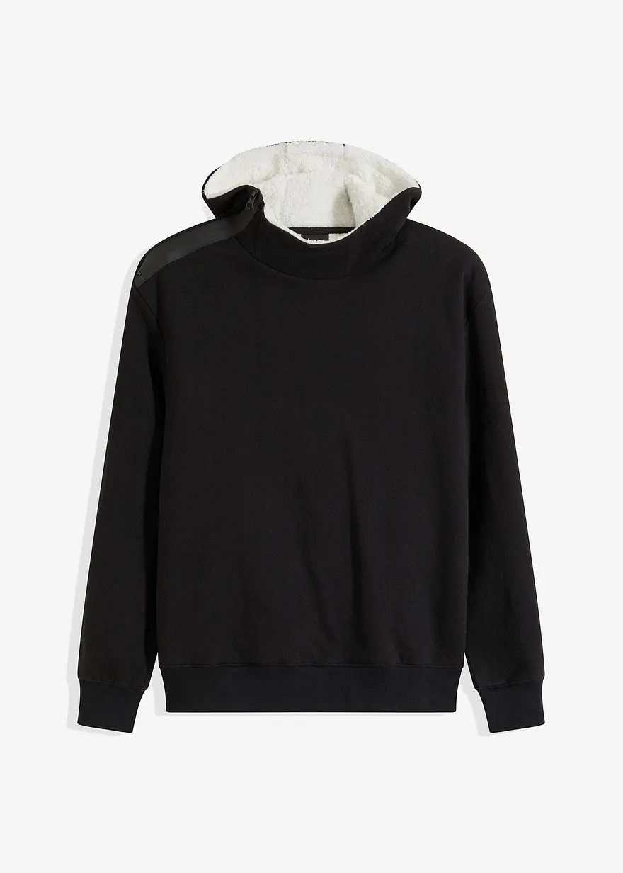 Thermo-Kapuzensweatshirt mit Reißverschluss, warm gefüttert