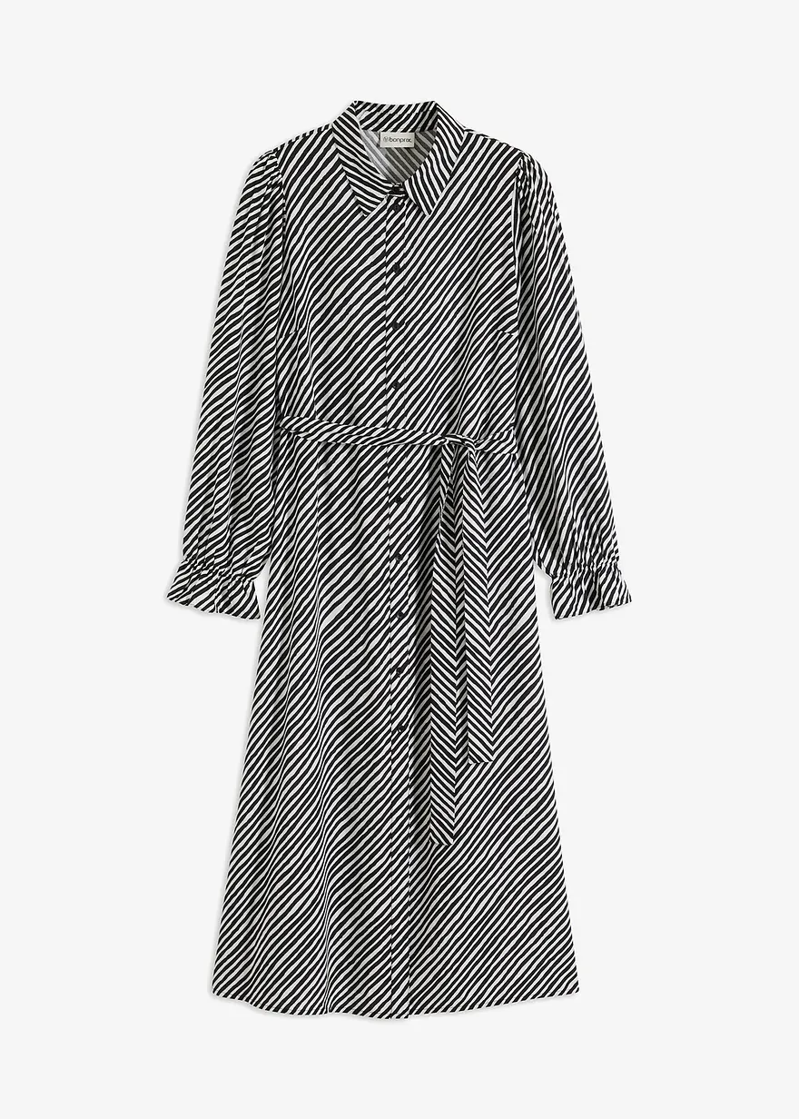 bedrucktes Blusenkleid