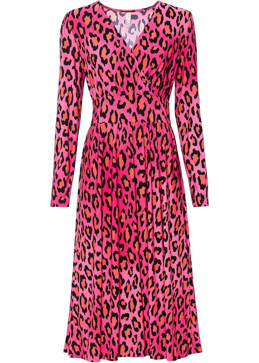 Jerseykleid mit Tailleneinsatz