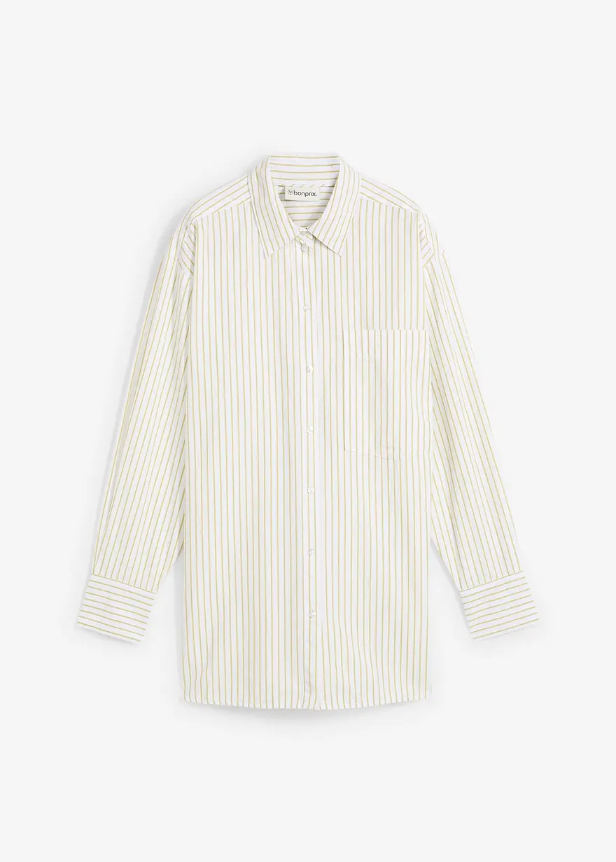 Gestreifte Hemd-Bluse