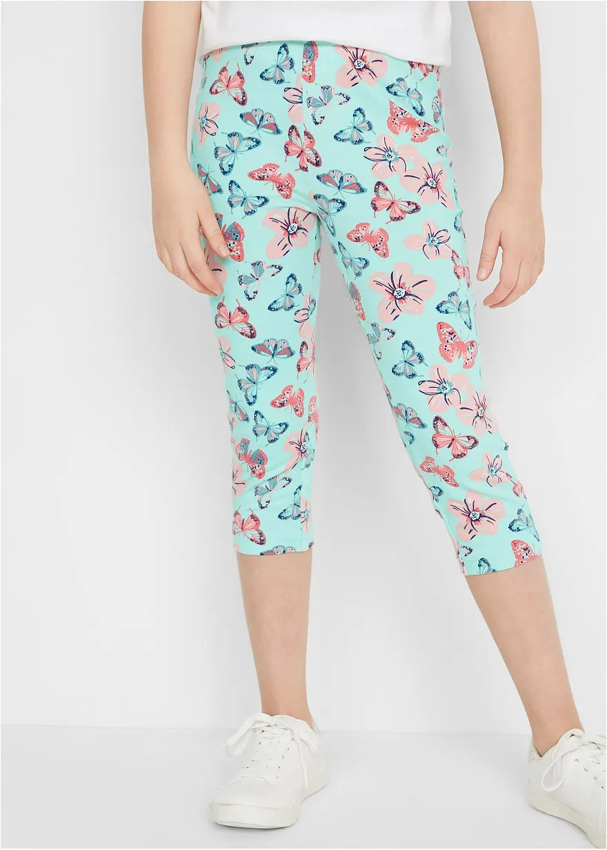 Capri-Leggings mit Bio-Baumwolle (2er Pack)
