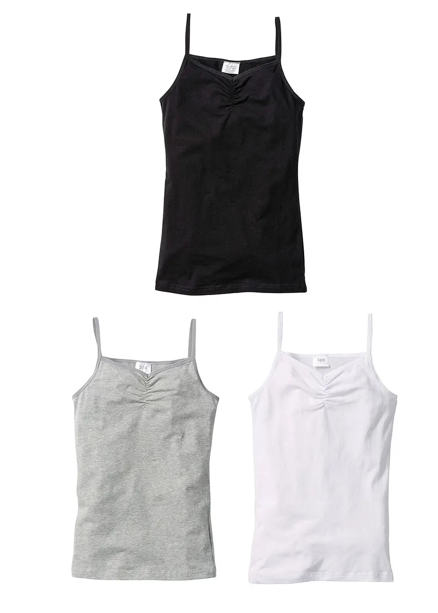 Top mit weicher Bio-Baumwolle (3er-Pack)
