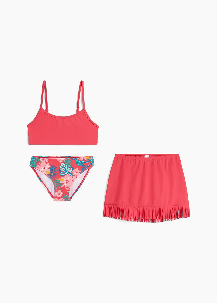 Bikini und Rock (3-tlg.Set)