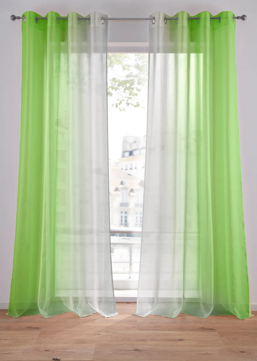 Gardinen aus leichtem Voile, auch in extralang (2er Pack)