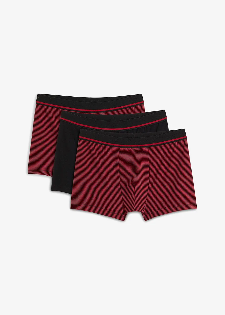 Boxershorts eng mit Bio-Baumwolle (3er Pack)
