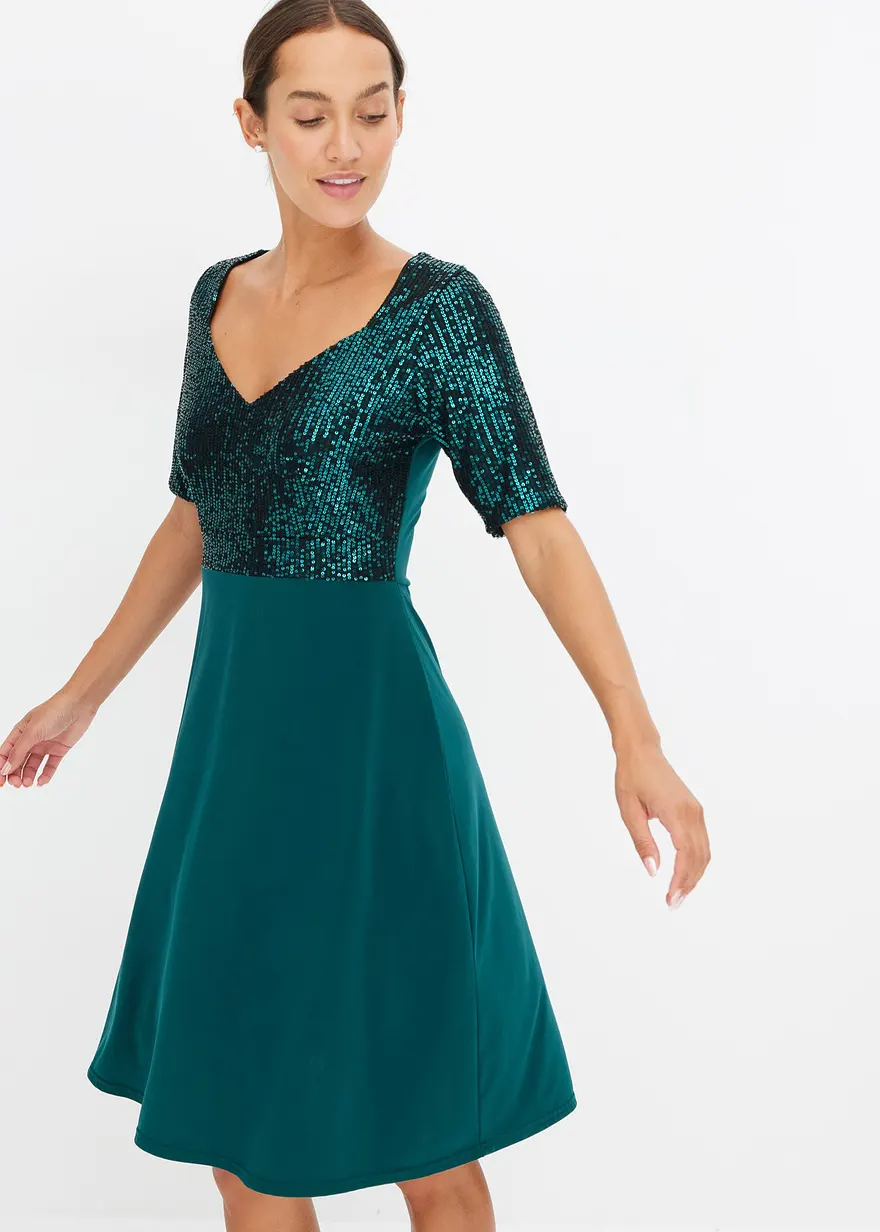 Minikleid mit Pailletten