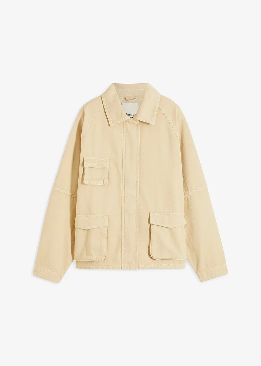 Utility Jacke aus reiner Baumwolle