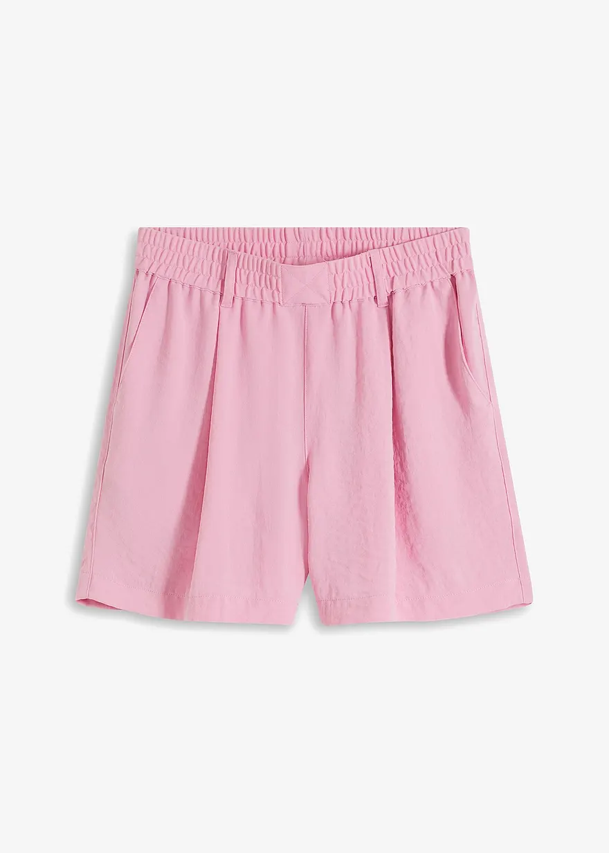 Schlupf-Shorts aus luftigem Crêpe