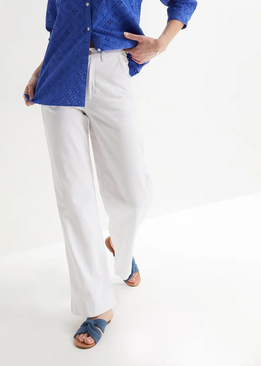 Wide-Leg-Jeans High Waist, Stretch