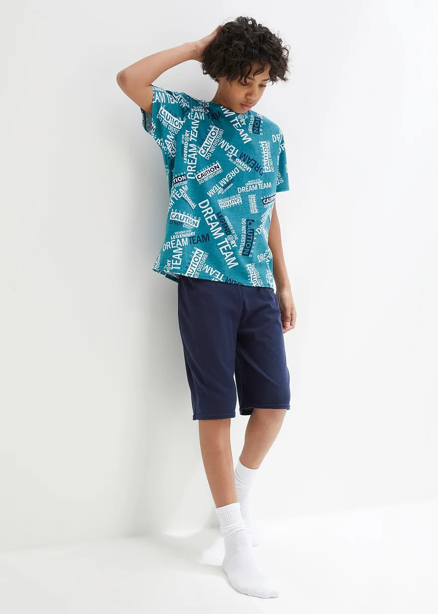 Shorty aus reiner Baumwolle (2-tlg. Set)