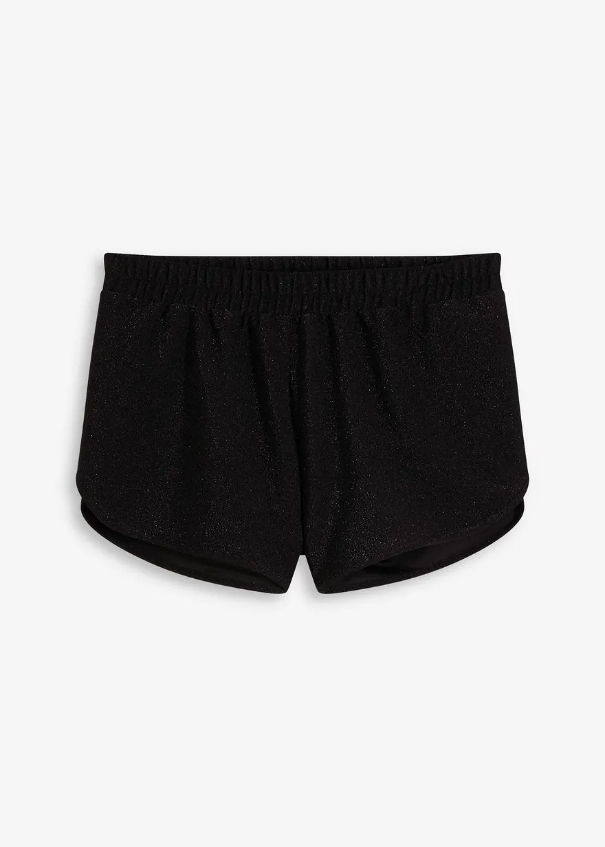 Strand Shorts mit Glanzfäden