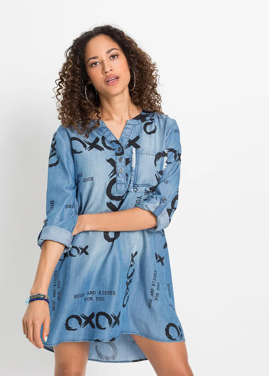 Kleid aus fließendem Lyocell