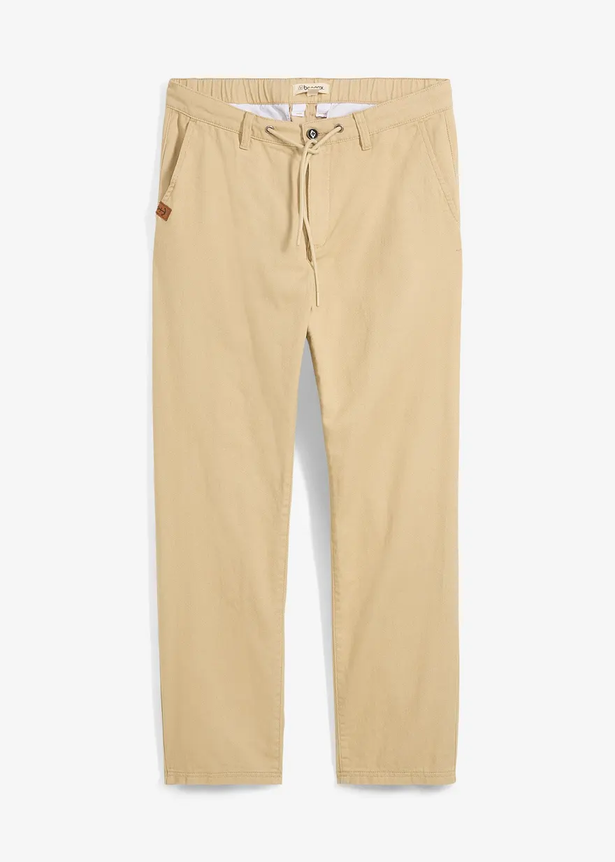 Relaxed Fit Chinohose mit Komfortbund, Straight