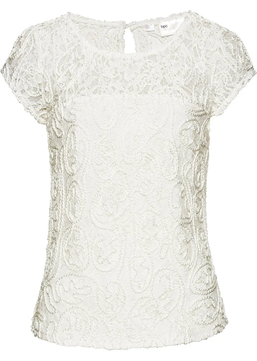 Blusenshirt aus Kordel-Spitze