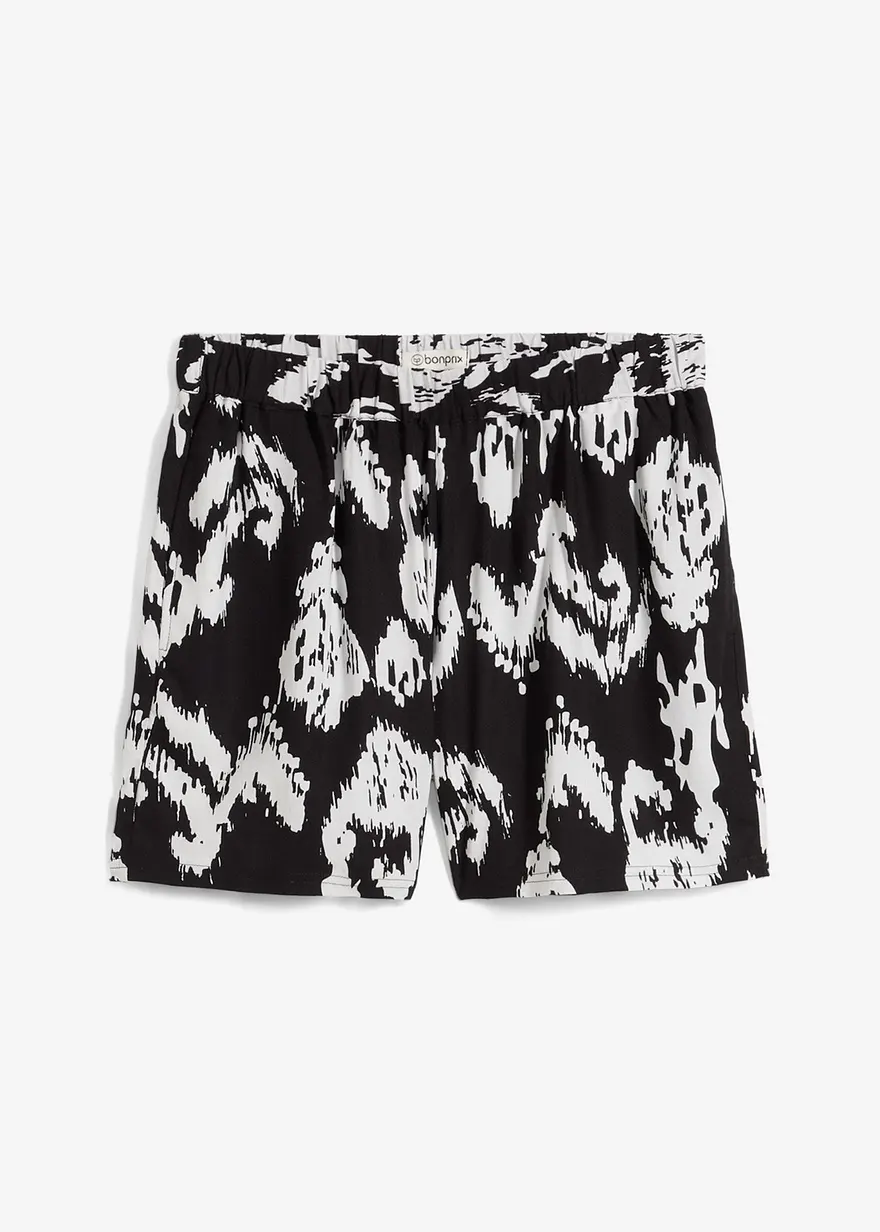 Viskose-Shorts mit Bequembund
