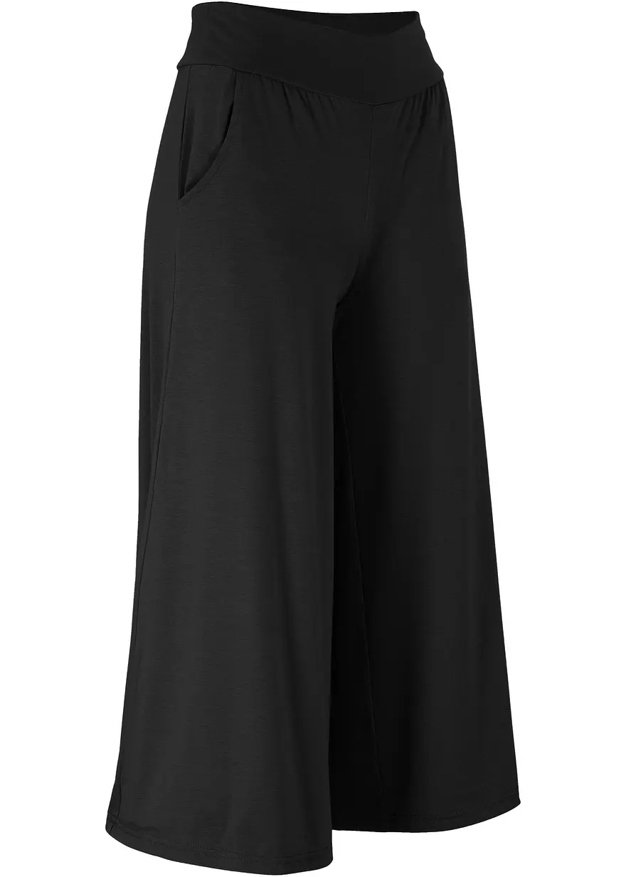 Loungewear Culotte mit weitem Bein