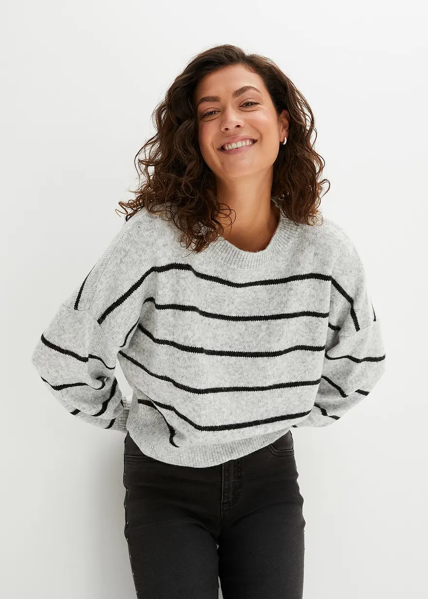 Gestreifter Pullover