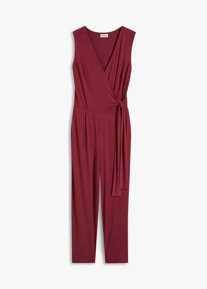 Jersey-Overall mit Knotendetail