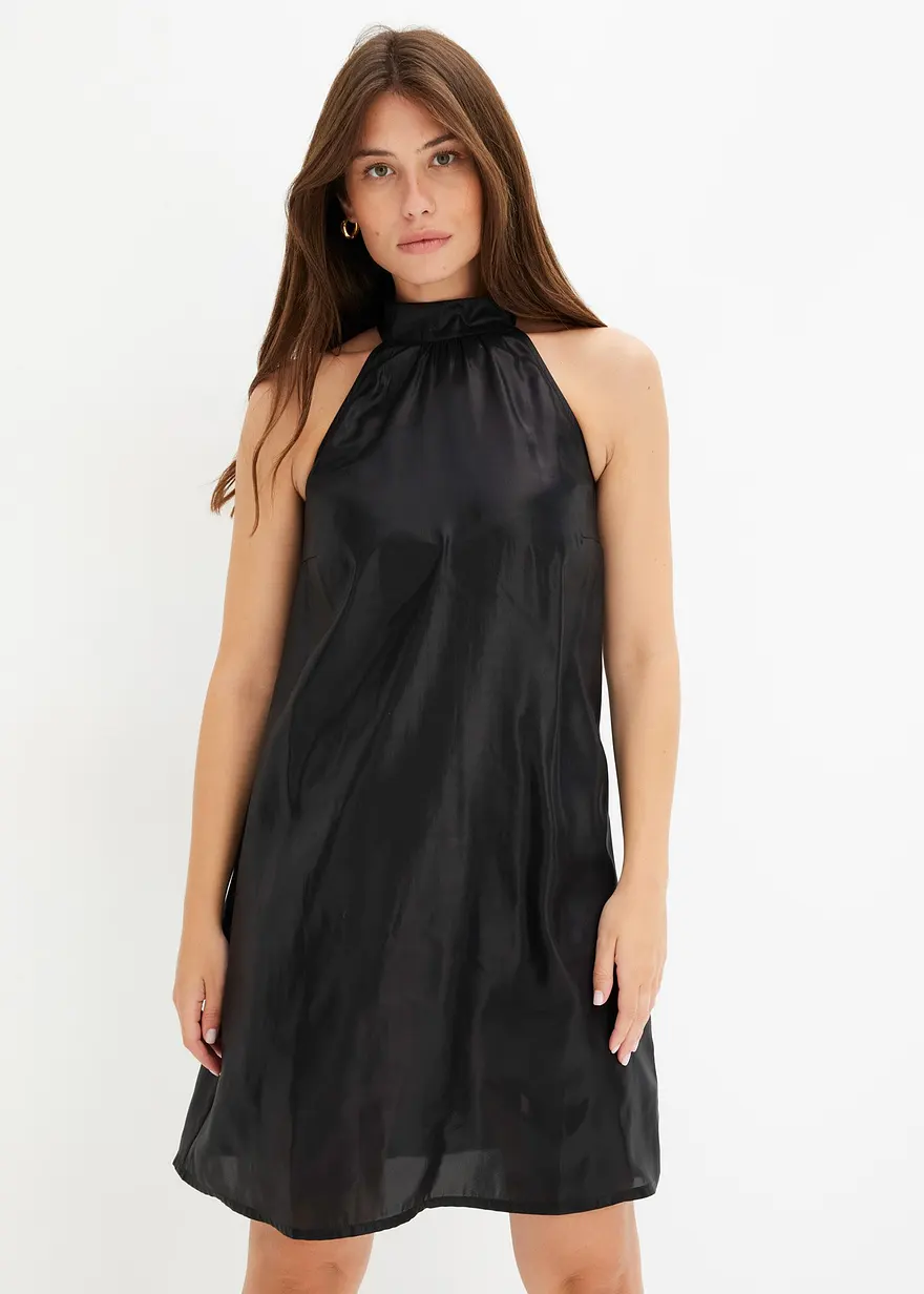 Minikleid aus feinem Satin