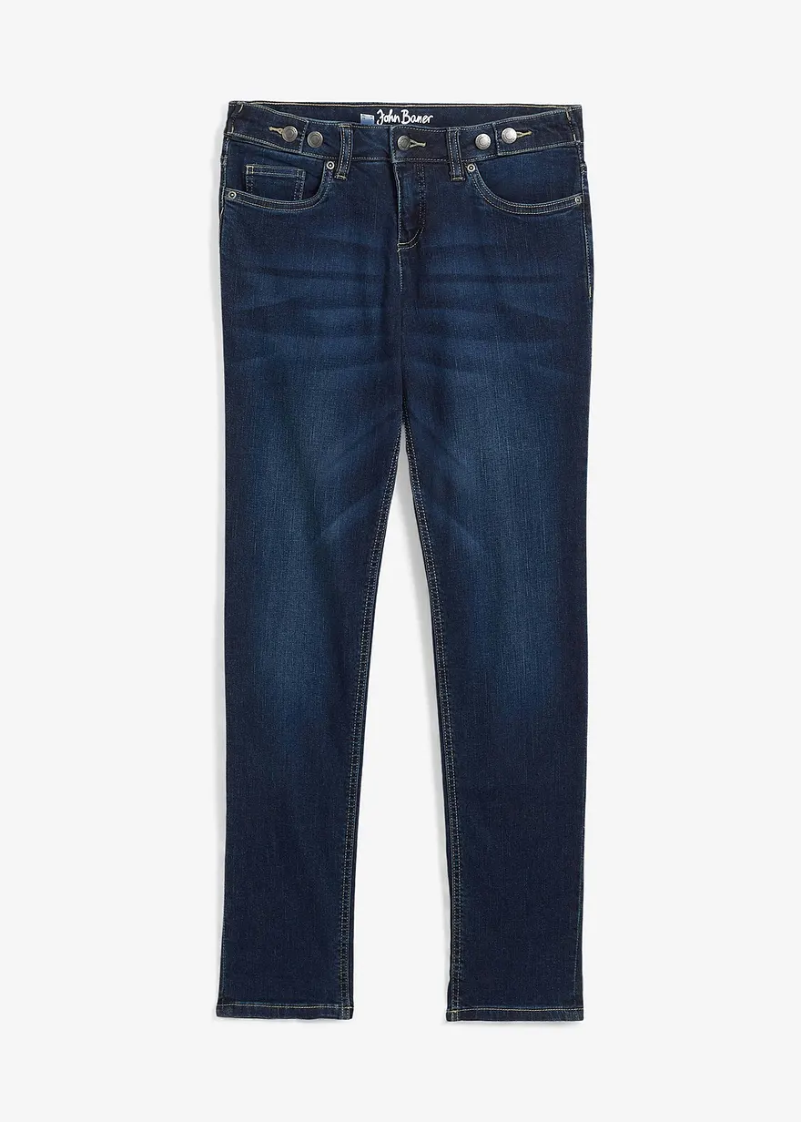 Boyfriend Jeans Mid Waist, Stretch