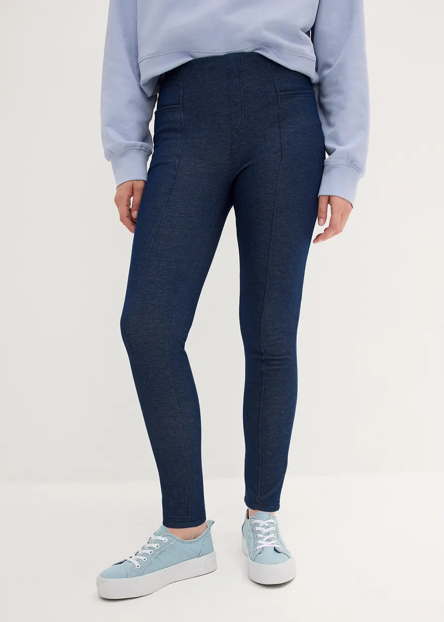 Thermo-Leggings in Jeansoptik