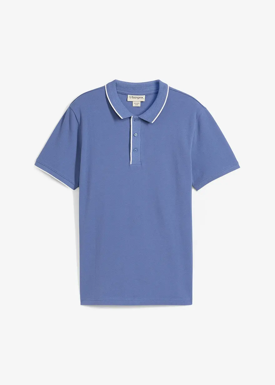 Piqué-Poloshirt aus reiner Baumwolle