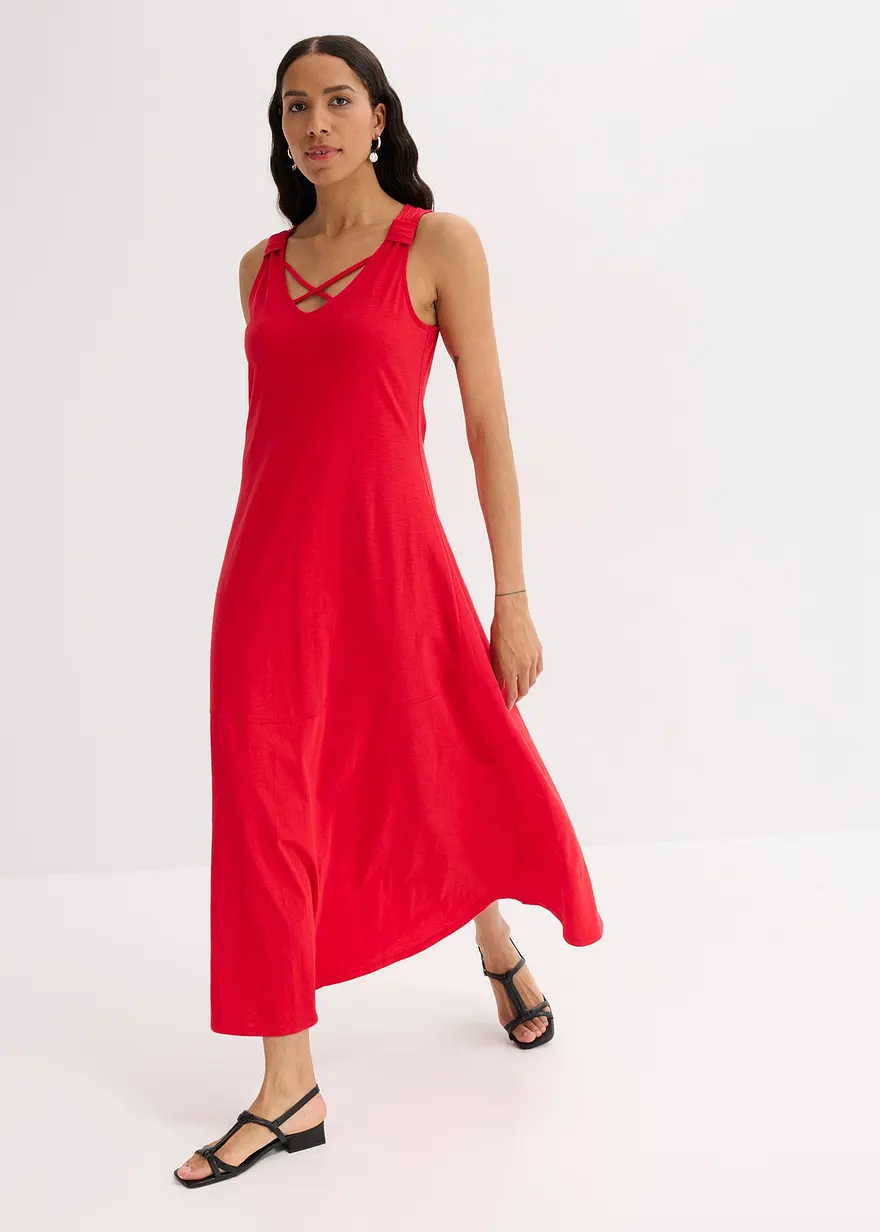 Trägerkleid aus reiner Bio-Baumwolle
