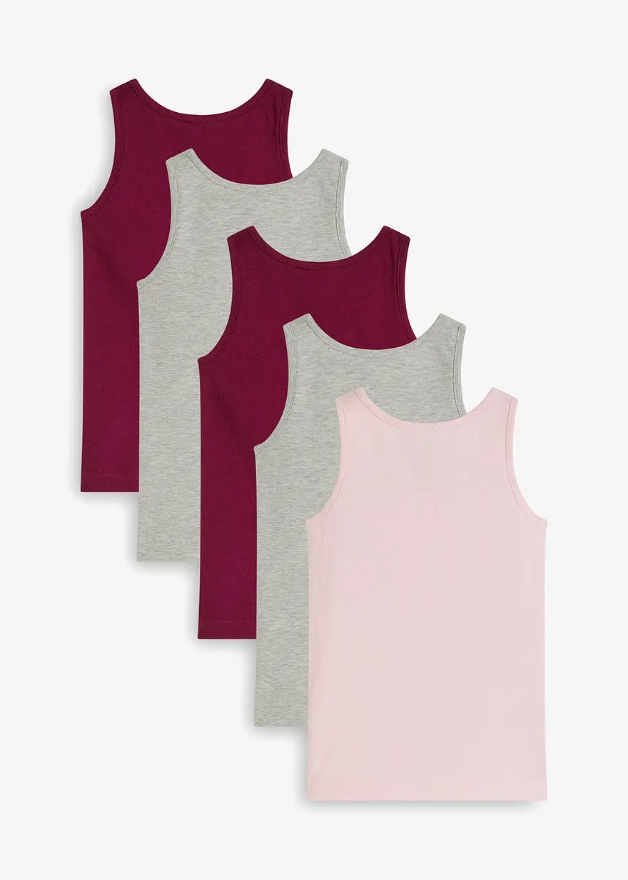 Unterhemd mit weicher Baumwolle (5er Pack)