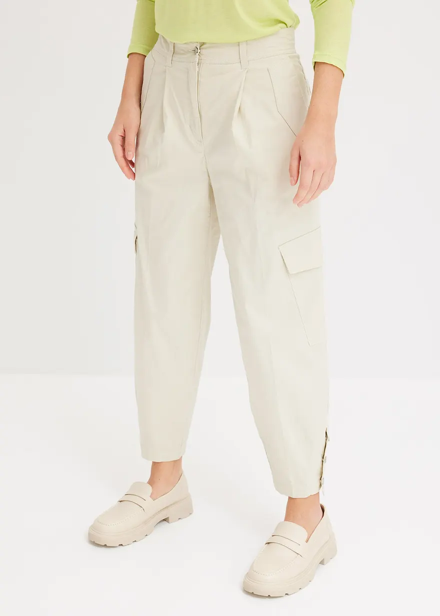 Cargohose aus Baumwolle mit Stretch