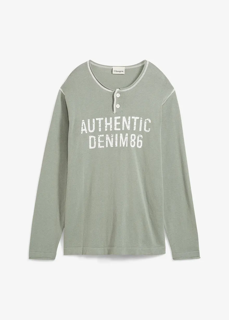 Feinstrick-Pullover aus reiner Baumwolle