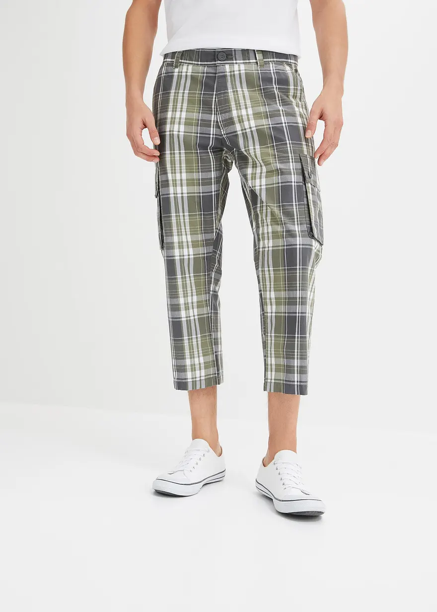Loose Fit 7/8 Cargohose, Straight