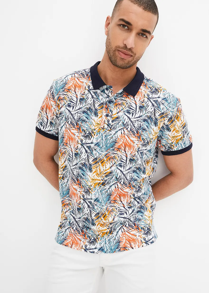 Piqué-Poloshirt aus reiner Bio-Baumwolle, Kurzarm