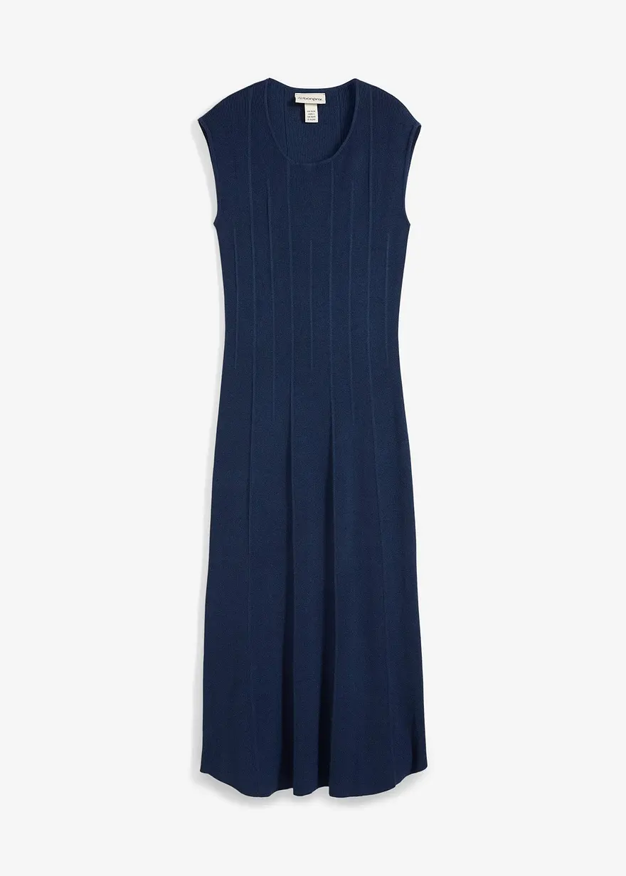 Figurbetontes Strickkleid aus Viskose-Mix