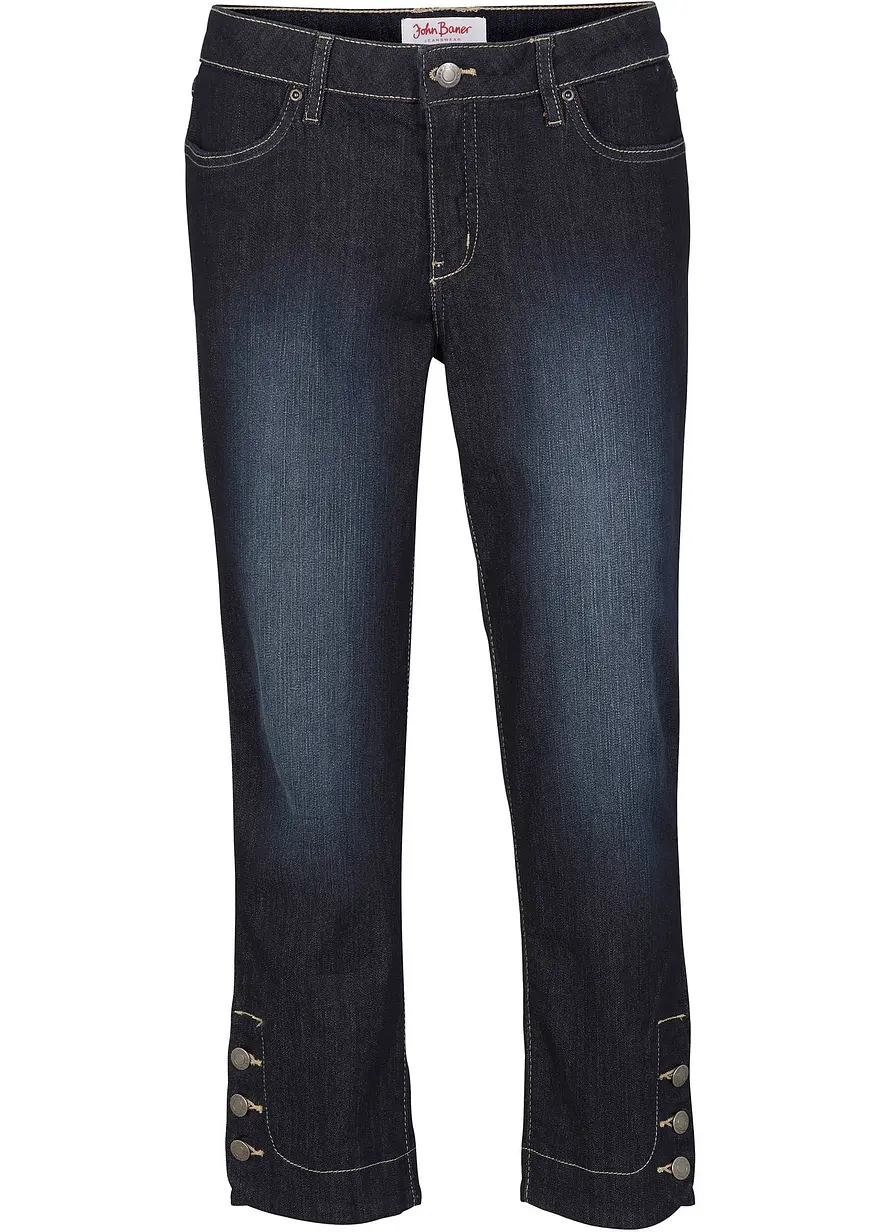 Slim Fit Jeans Mid Waist, cropped
