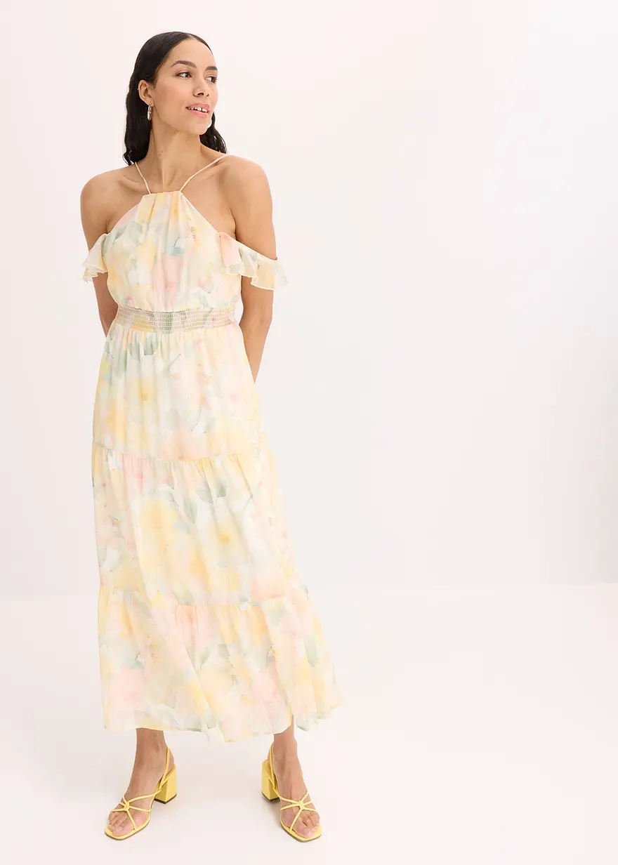 bedrucktes Maxikleid