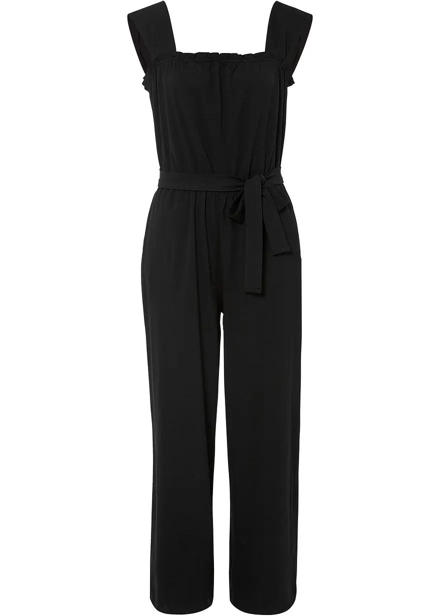 Jersey-Jumpsuit aus Baumwoll-Mix