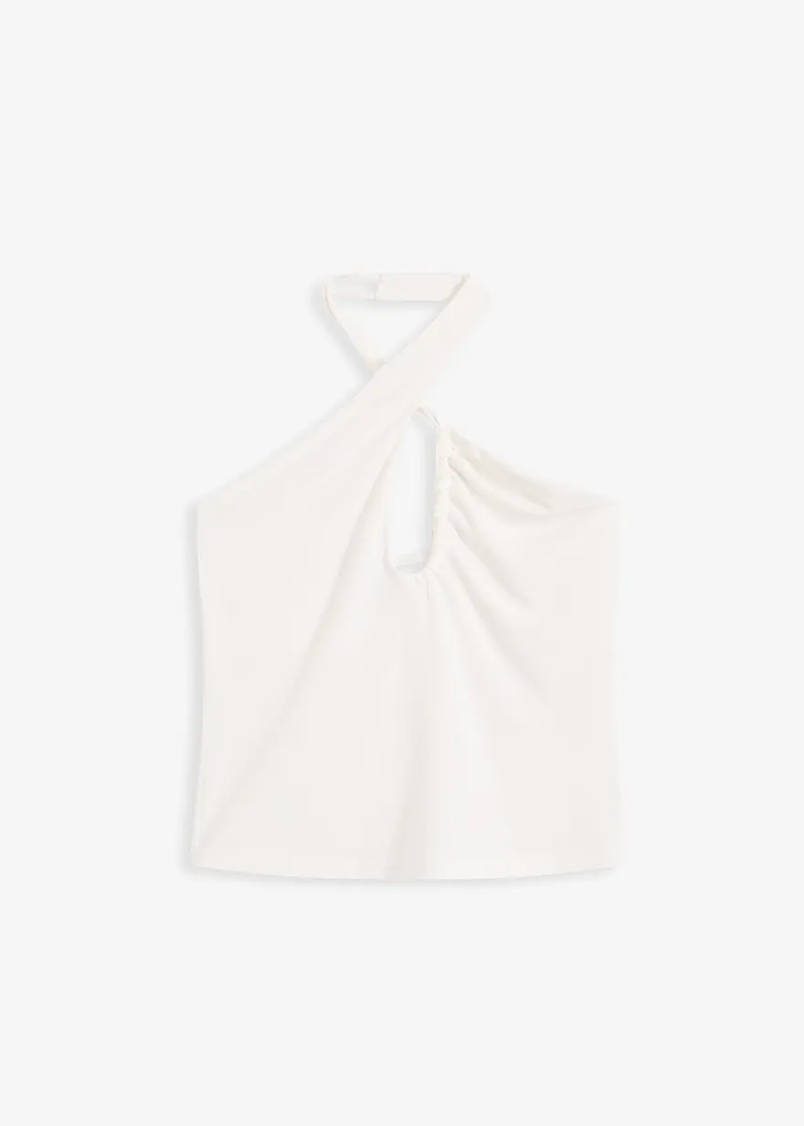 Neckholder-Top mit Cut-Out
