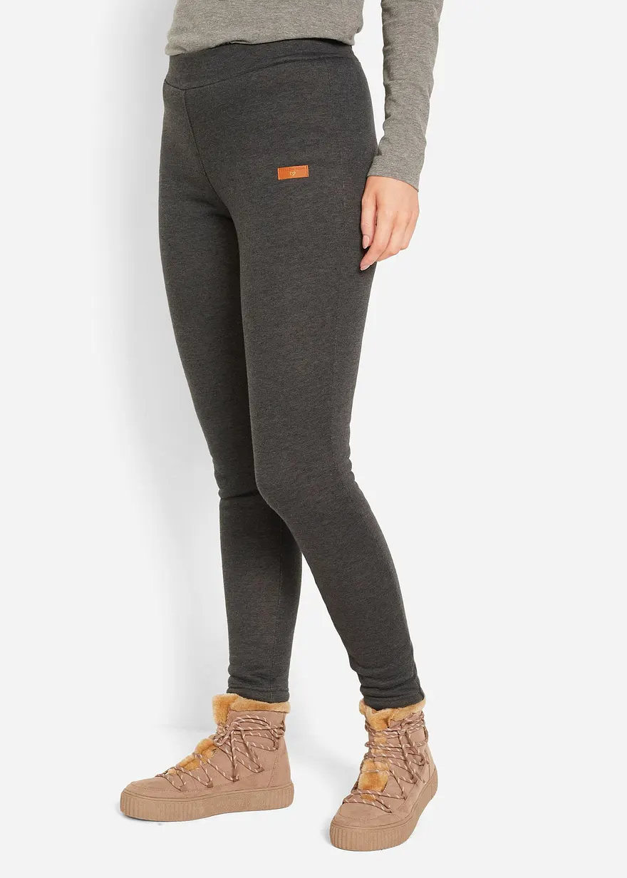 Thermo-Leggings mit Teddyfutter