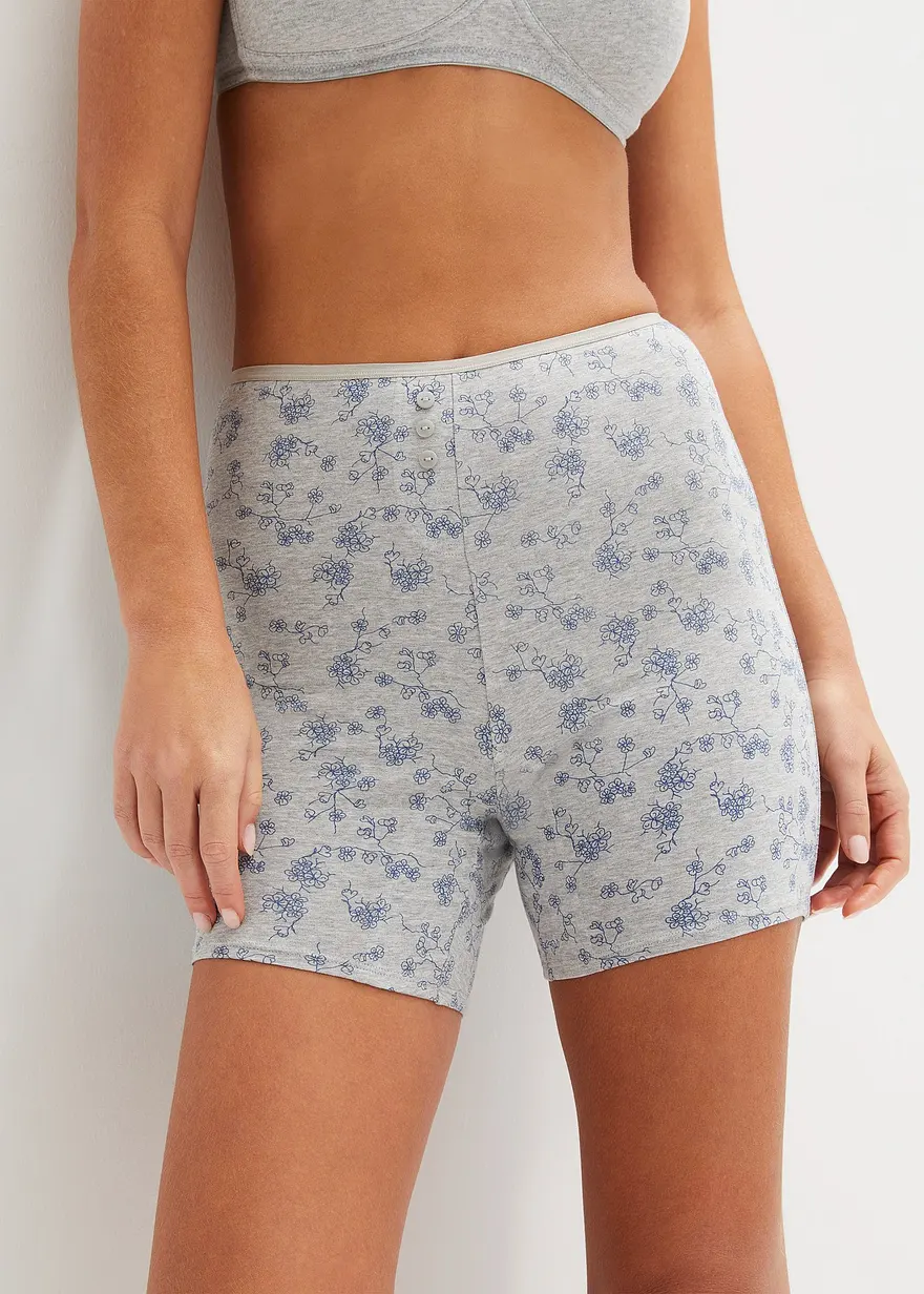 Lange Damen Boxer (4er Pack) mit Bio-Baumwolle
