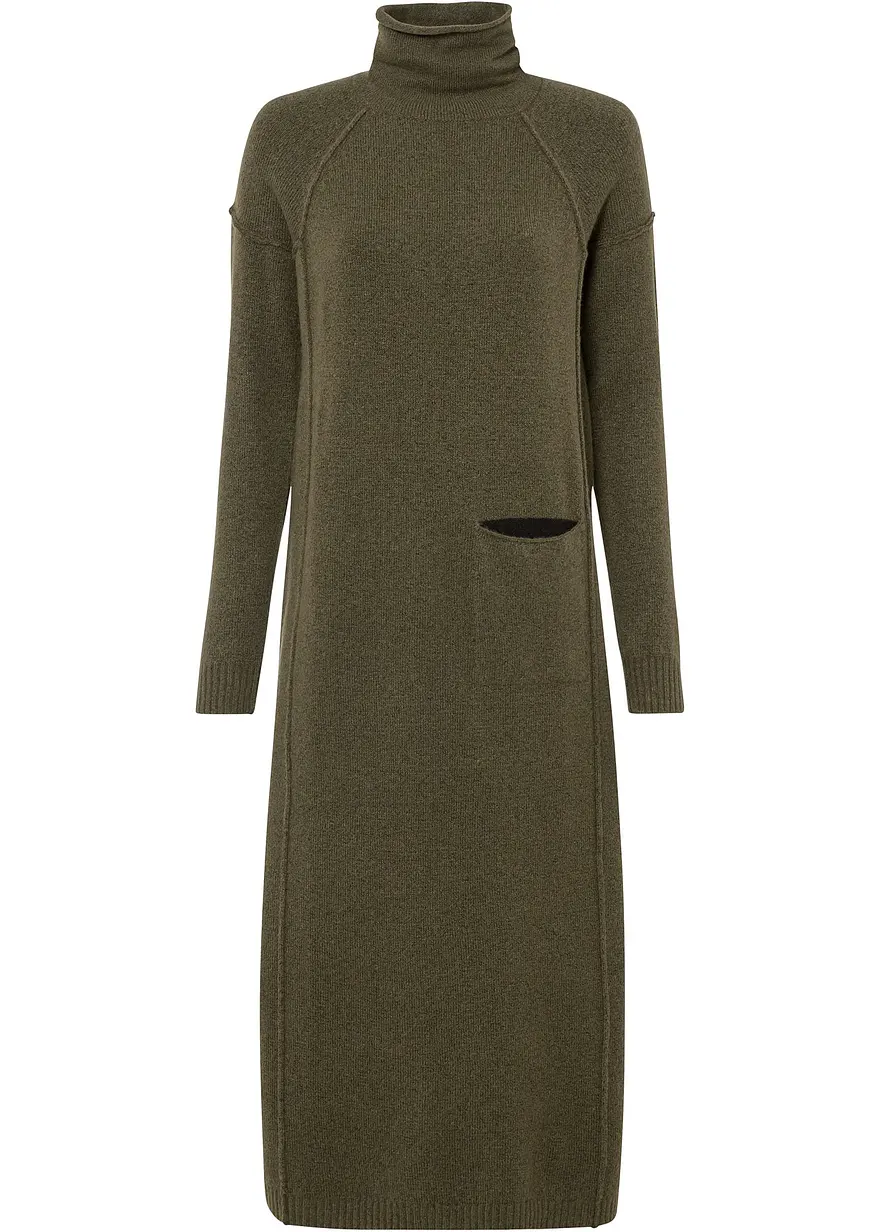 Strickkleid mit Rollkragen
